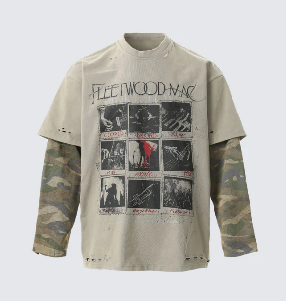 Faux-Layered Rock Tee