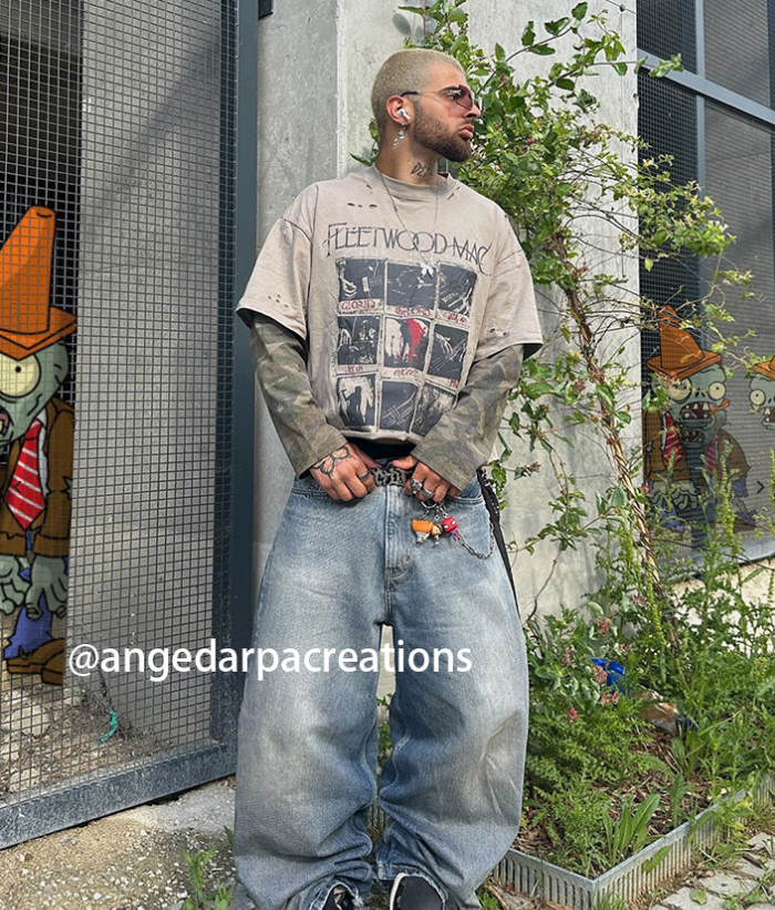 Faux-Layered Rock Tee